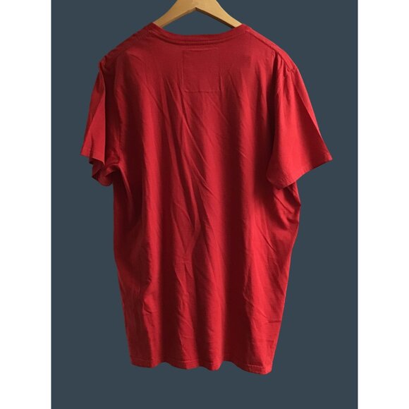 MAYAN VILLAGE-MENS TIEDYE SHORT SLEEVE ORGANIC COTTON GRAPHIC T-SHIRT SIZE LARGE - Picture 2 of 7